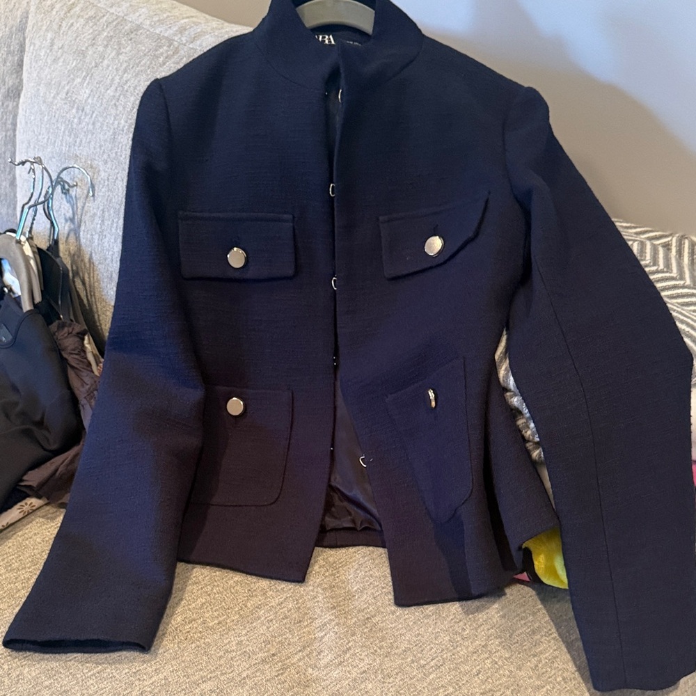 Zara Dark Blue Jacket